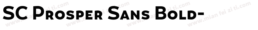 SC Prosper Sans Bold字体转换